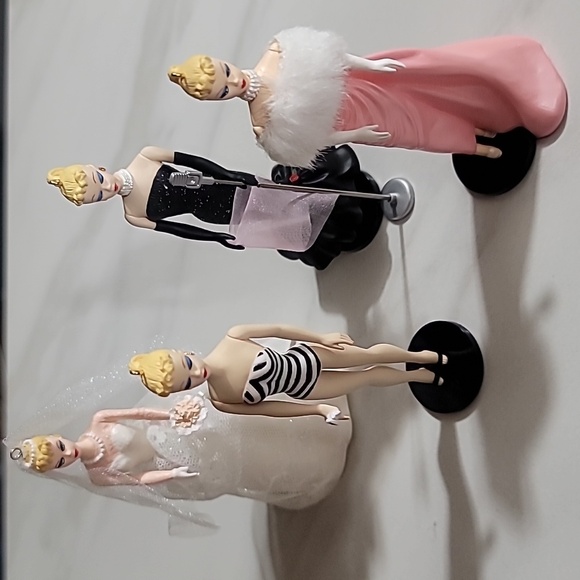 Hallmark Other - HALLMARK BARBIE ORNAMENTS VINTAGE 90's SET OF FOUR CHRISTMAS  HOLIDAY BARBIECORE